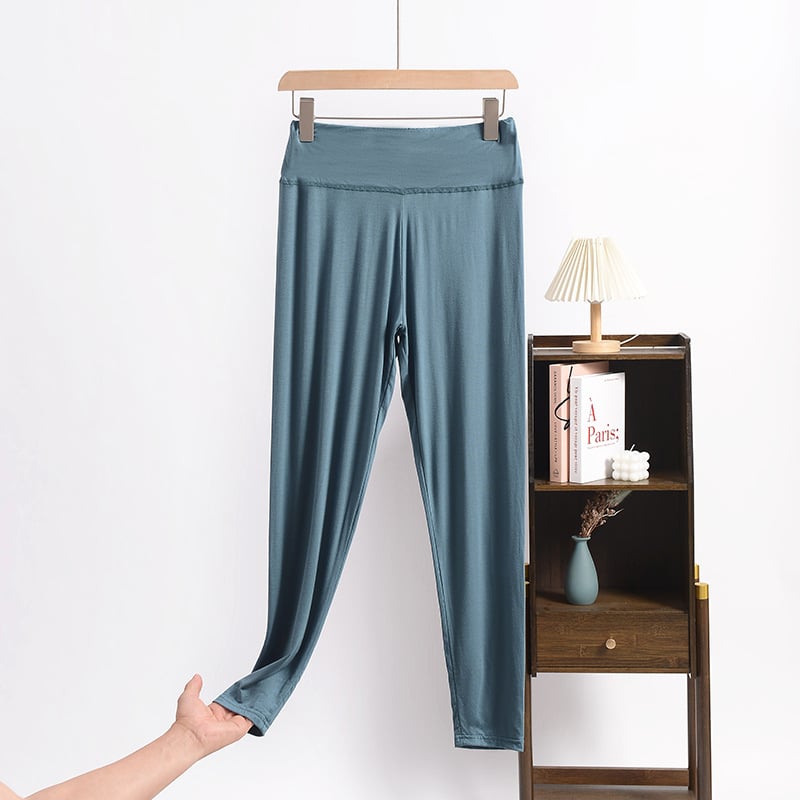 Naiste Modal termilise materjalist püksid, kõrge vöökoht, kõhtu vormiv, tagumikku tõstev, hingavad