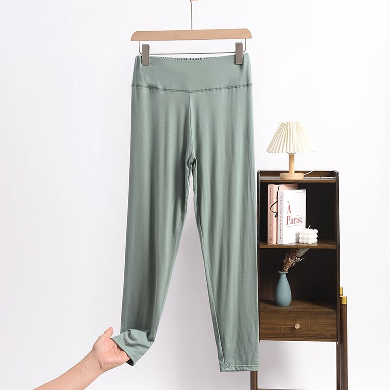 Naiste Modal termilise materjalist püksid, kõrge vöökoht, kõhtu vormiv, tagumikku tõstev, hingavad