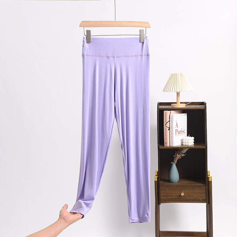 Naiste Modal termilise materjalist püksid, kõrge vöökoht, kõhtu vormiv, tagumikku tõstev, hingavad