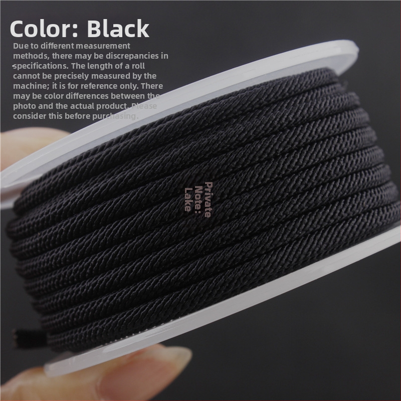 4 mm pleteni šnuron za narukvice, crvena, ručna izrada, unisex, Milan vlakno, šnura za privjesak, etno retro stil