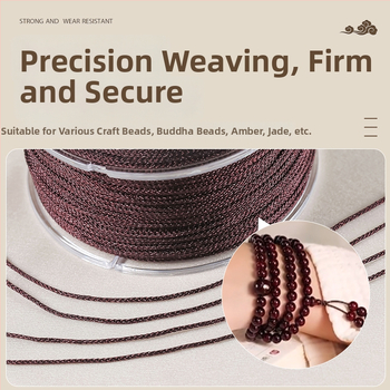 Mingwo Neelastīgs krellīšu pavedums Buddha pērļu krellēm - sakausējums, plūdināts pavedums, Yiwu izcelsme, rudens 2024