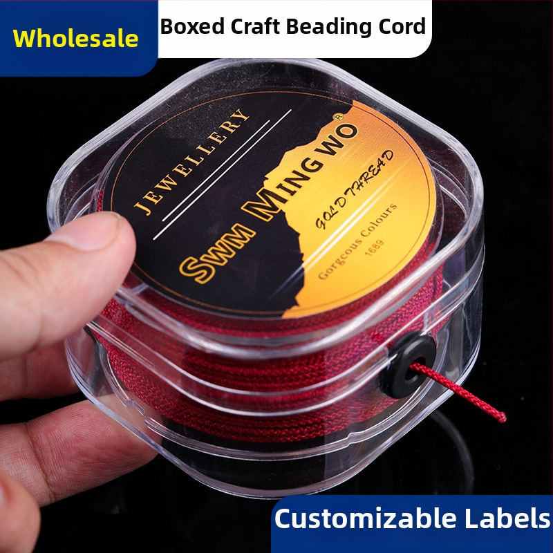 Mingwo Neelastický šnúrok pre korálky a Buddha korálky - zliatina, pletený šnúr, Yiwu pôvod, jeseň 2024