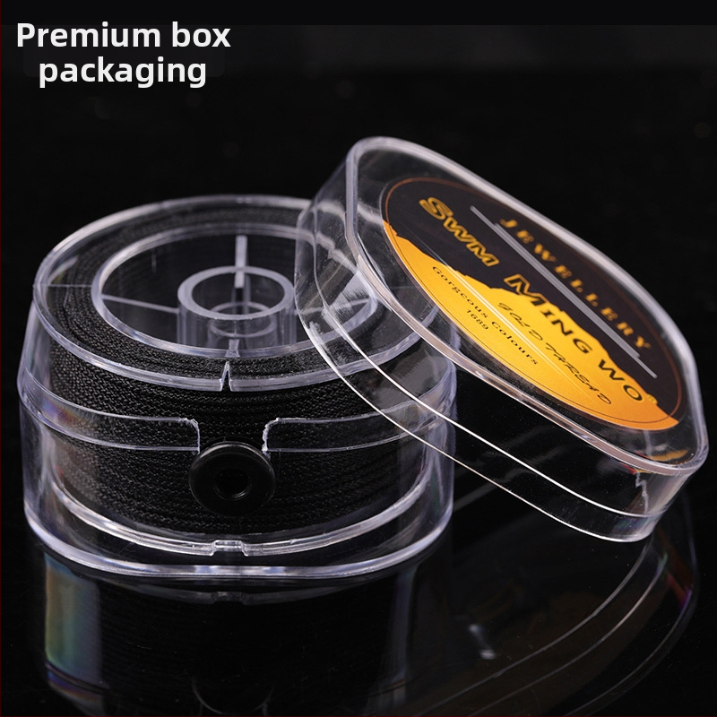 Mingwo Neelastīgs krellīšu pavedums Buddha pērļu krellēm - sakausējums, plūdināts pavedums, Yiwu izcelsme, rudens 2024