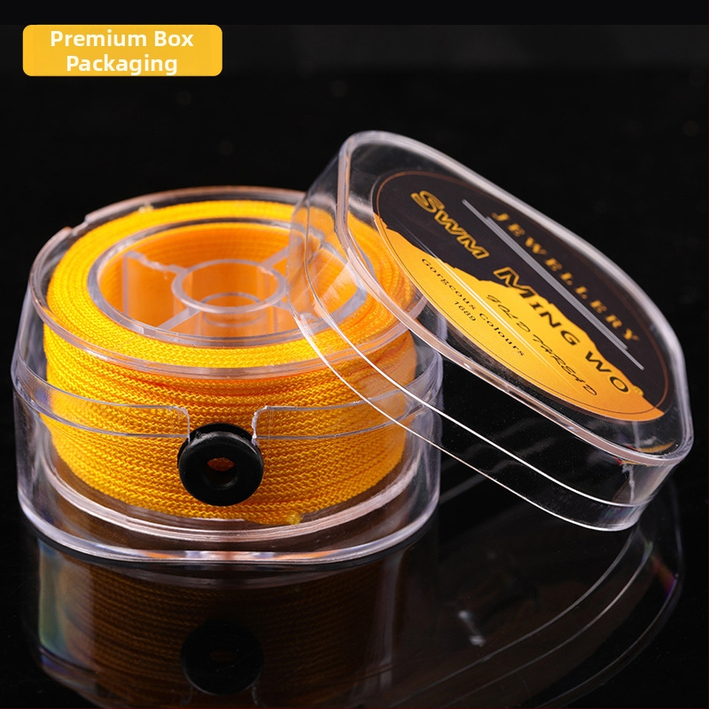 Mingwo Neelastīgs krellīšu pavedums Buddha pērļu krellēm - sakausējums, plūdināts pavedums, Yiwu izcelsme, rudens 2024