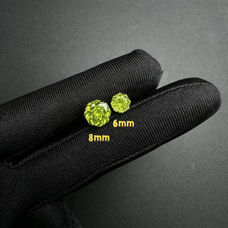 G23 titániumötvözetű geometriai formájú fülbevaló cirkón díszítéssel, titan fülpálcával