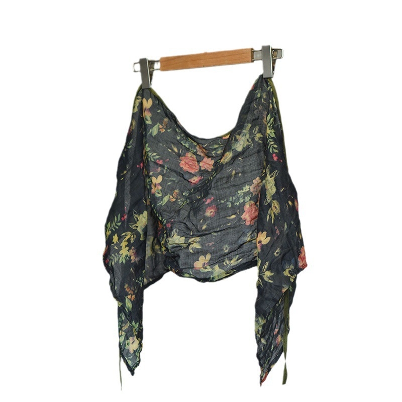 Jednodelna pregača s digitalnim otiskom na tkanini, pravokutni oblik, serija Mala pregača, ženski stil književnost i umjetnost