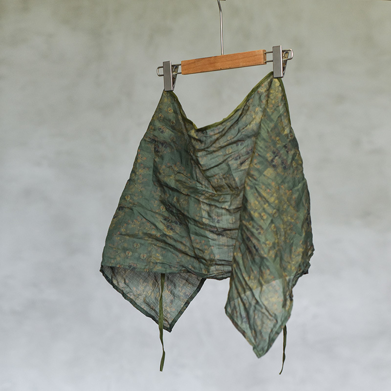 Jednodelna pregača s digitalnim otiskom na tkanini, pravokutni oblik, serija Mala pregača, ženski stil književnost i umjetnost