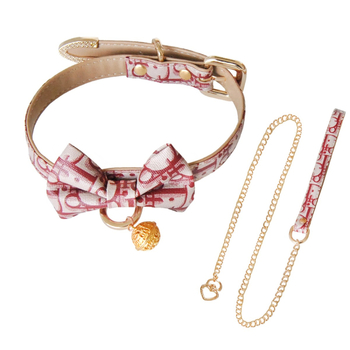 Unisex choker su varpeliu, PU medžiaga, šoninė grandinė