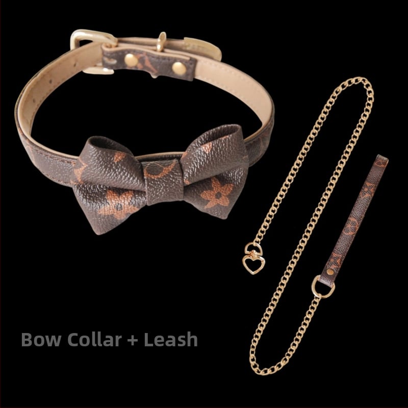 Unisex choker su varpeliu, PU medžiaga, šoninė grandinė