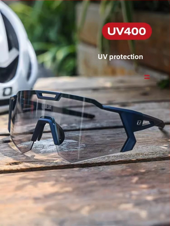 Velosipēdu brillēs ar maināmu krāsu lēcām, pret migšanu, maināmas lēcas, regulējami deguna spilventiņi, noņemami templji