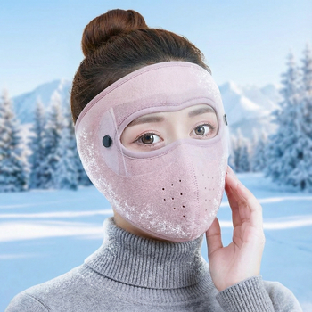 Maska za biciklizam od fleec materijala, unisex, mješavina pamuka i poliestera, mogućnost prilagodbe