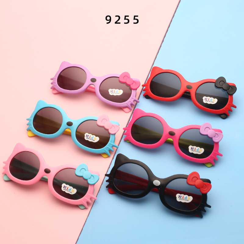 Dječje sunčane naočale Cat-Eye, polarizirane, UV 390, pun okvir, leće AC, model 82006