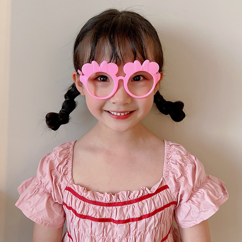 10-частен комплект детски рамки за очила без лещи, пълна рамка от смола, UV380 защита.