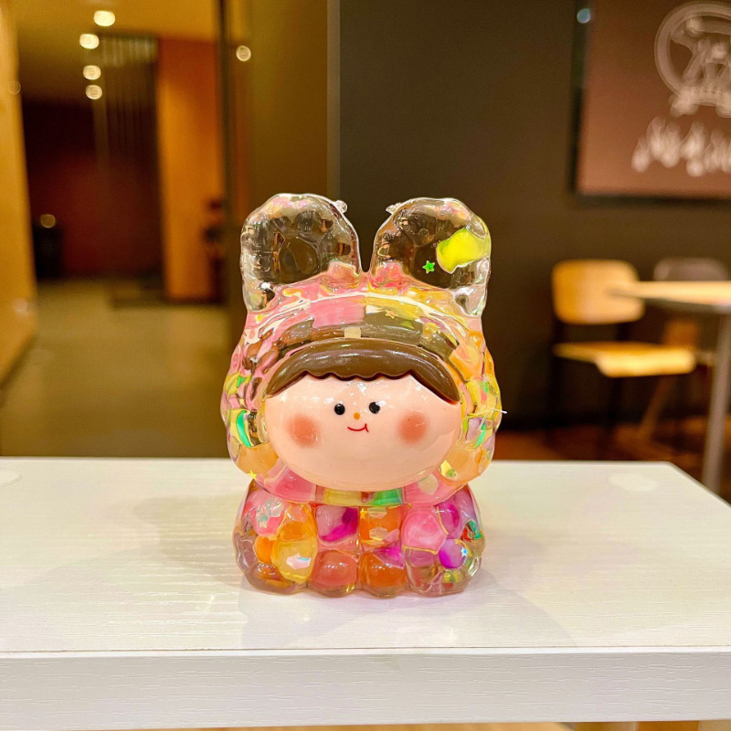 Akrilo karikatūrų šviesi pakabinta dekoracija; Medžiaga: akrilas; Stilius: animacinis; Šviesos efektas; Tinka dovanoms: įkurtuvės, vakarėliams