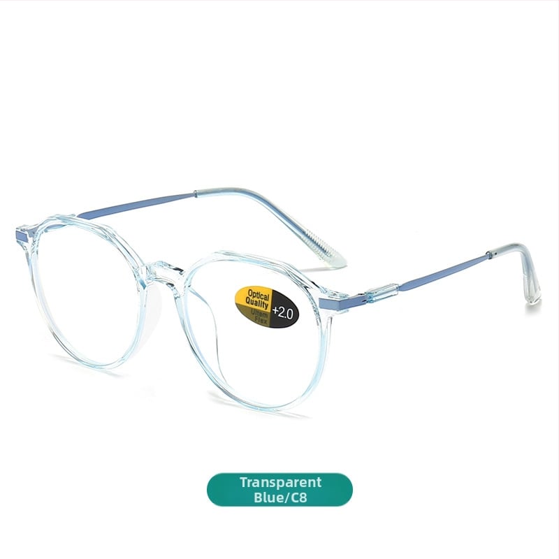 Lasīšanas brillēs ar daudzstūra rāmi, AC lēcas, pilns rāmis, pret zilās gaismas iedarbību, pret radiāciju