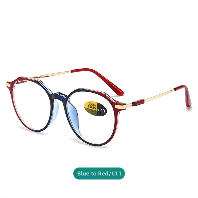 Lasīšanas brillēs ar daudzstūra rāmi, AC lēcas, pilns rāmis, pret zilās gaismas iedarbību, pret radiāciju