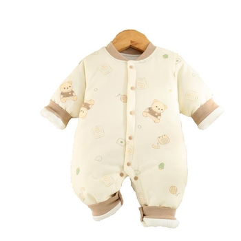 Overal de bebeluți din bumbac, mâneci lungi, unisex, stil coreean, 100% bumbac, pentru primăvară și toamnă