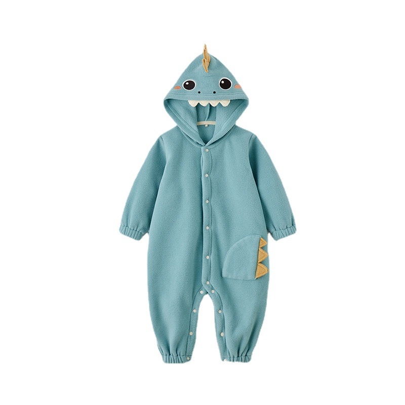 Zīdaiņu polārfleksa kombinezons ar kapuci, garām piedurknēm, unisex, ziemai un rudens sezonai (polārfleks; kapuce; garas piedurknes; unisex; ziemai/rudens)