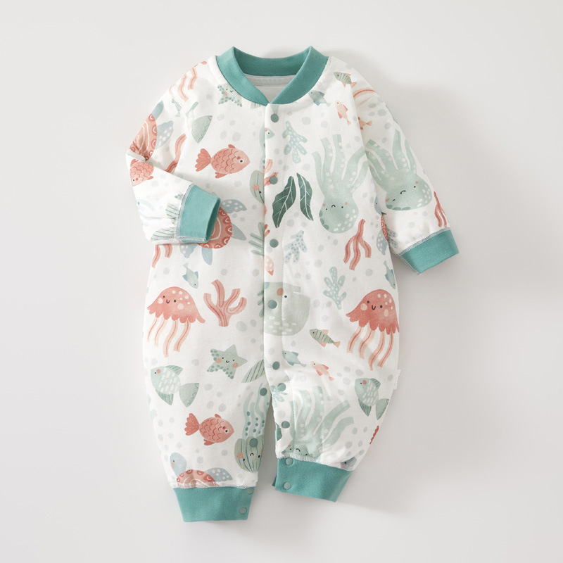 Bērnu kombinezonā ar kokvilnas pildījumu, garas piedurknes, vecums 1–3 gadi, pavasaris-rudens-zima, pogu aizdare