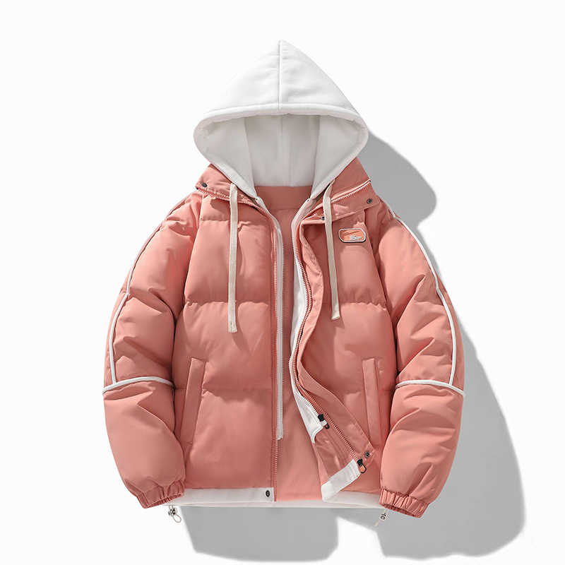 Kokvilnas jaka ar kapuci, mānīgs divdaļīgā stila izskats, audums: Little Oxford, 100% poliesteris, oderējums: kokvilna, pildījums: poliester-kokvilna