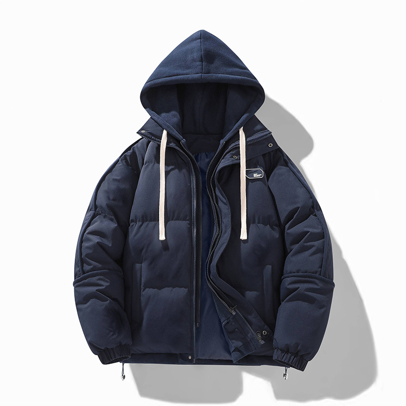 Kokvilnas jaka ar kapuci, mānīgs divdaļīgā stila izskats, audums: Little Oxford, 100% poliesteris, oderējums: kokvilna, pildījums: poliester-kokvilna