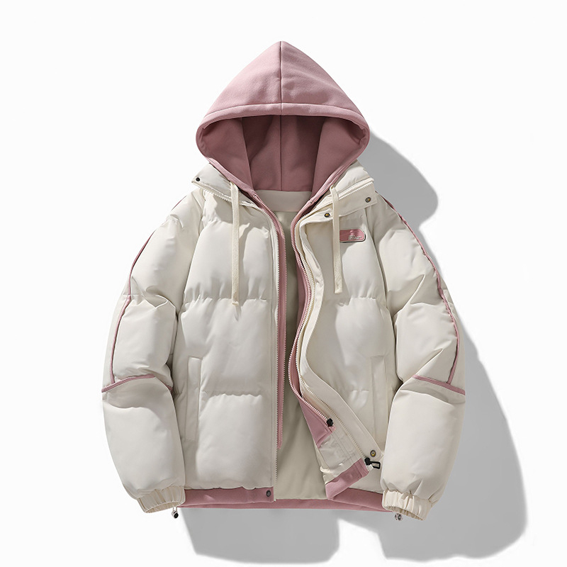 Kokvilnas jaka ar kapuci, mānīgs divdaļīgā stila izskats, audums: Little Oxford, 100% poliesteris, oderējums: kokvilna, pildījums: poliester-kokvilna