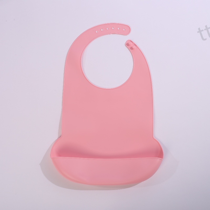 Felnőtt szilikonból készült vízálló etető kötény – uniszex, egyszínű mintázat