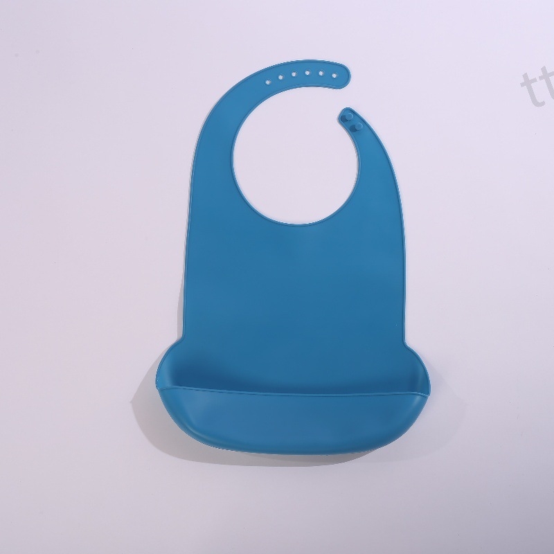 Felnőtt szilikonból készült vízálló etető kötény – uniszex, egyszínű mintázat