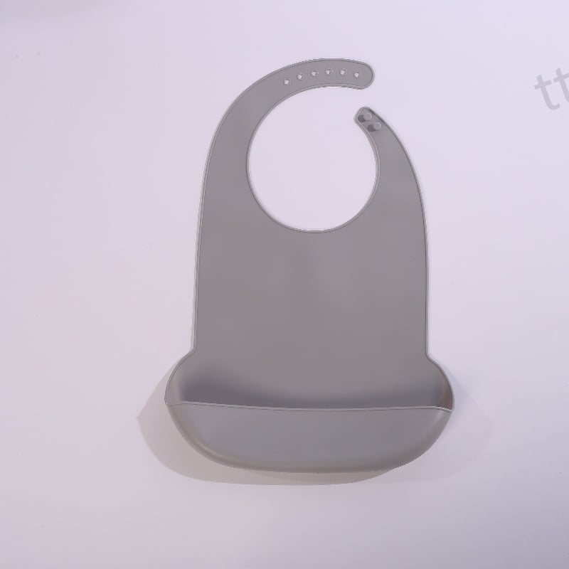 Felnőtt szilikonból készült vízálló etető kötény – uniszex, egyszínű mintázat