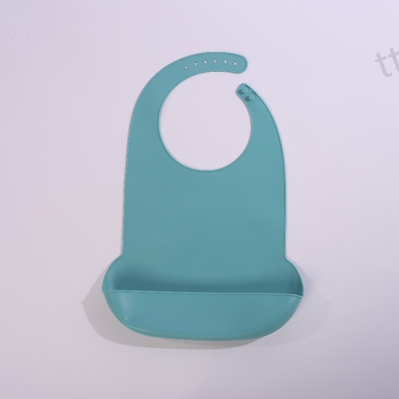 Felnőtt szilikonból készült vízálló etető kötény – uniszex, egyszínű mintázat