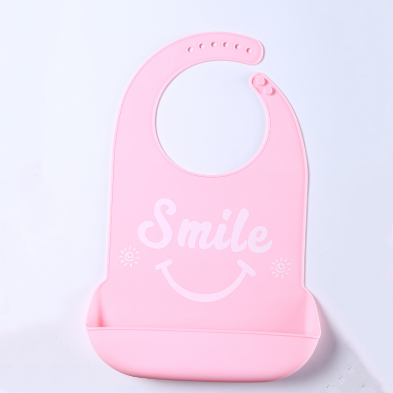 Felnőtt szilikonból készült vízálló etető kötény – uniszex, egyszínű mintázat