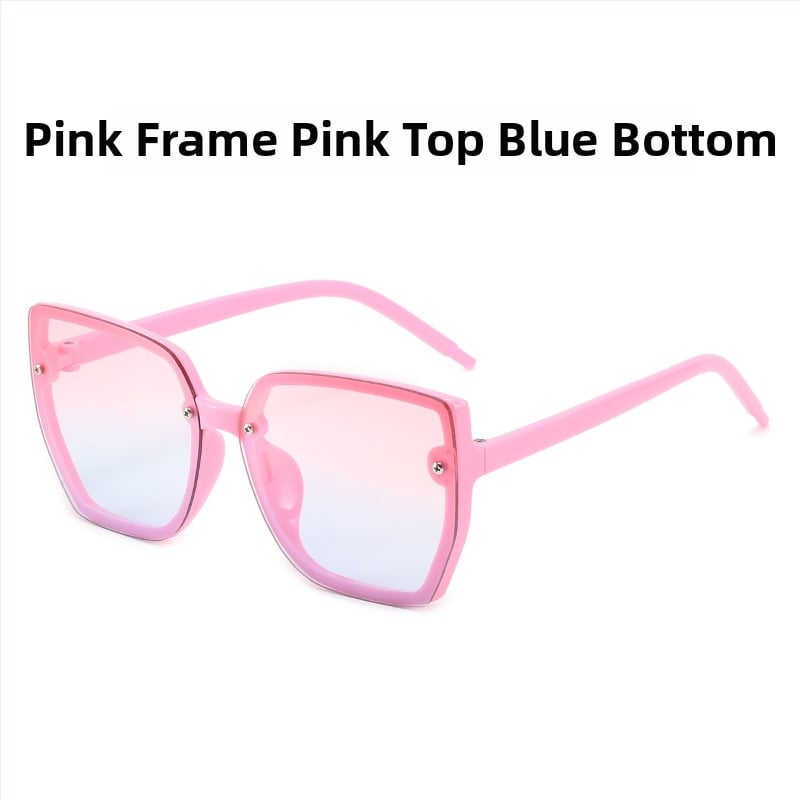 Детски слънчеви очила, безрамкови, PC рамка и PC лещи, UV400 защита, неполяризирани