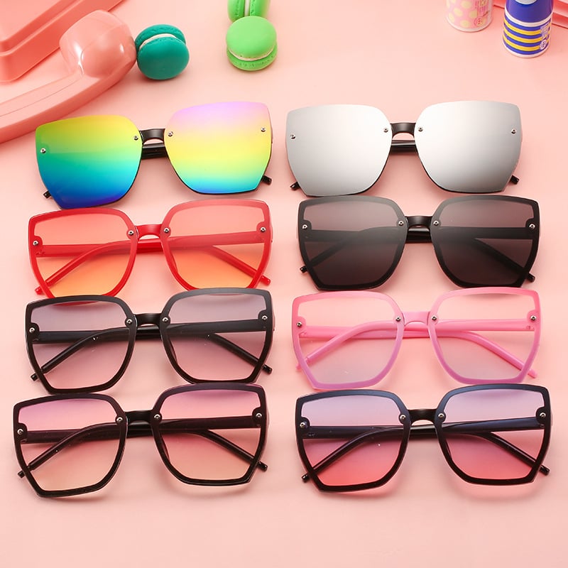 Детски слънчеви очила, безрамкови, PC рамка и PC лещи, UV400 защита, неполяризирани