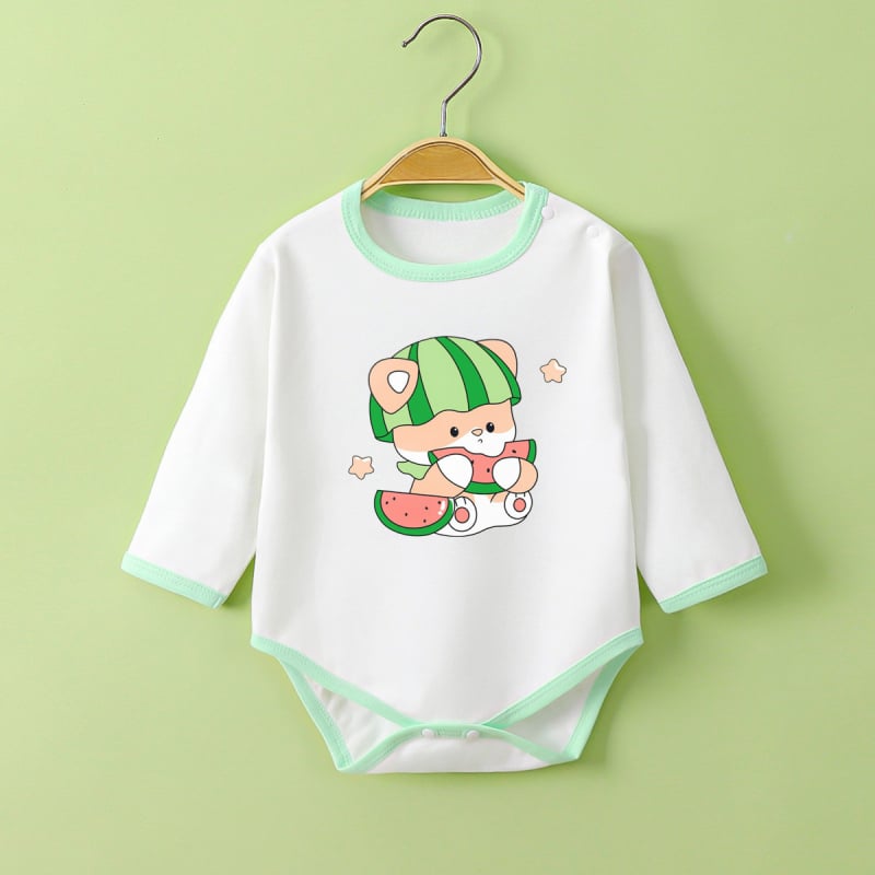 Zīdaiņu bez piedurknēm kokvilnas kombinezons visu gadu ar slēgtu aizdari, 100% kokvilna, unisex