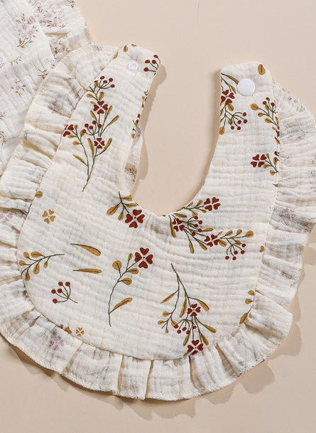 Baba 100% pamut nyálkendő, négyrétegű mušelín, egyszínű dizájn, 0–3 éveseknek, uniszex, Biztonsági osztály A