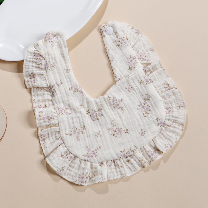 Baba 100% pamut nyálkendő, négyrétegű mušelín, egyszínű dizájn, 0–3 éveseknek, uniszex, Biztonsági osztály A