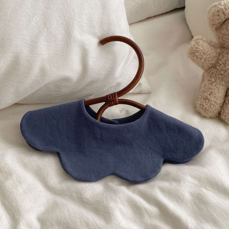 Baba bib, kétoldalas, pamutból készült, nedvszívó, újszülötteknek 0–12 hónapig, koreai stílus