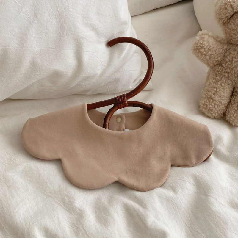 Baba bib, kétoldalas, pamutból készült, nedvszívó, újszülötteknek 0–12 hónapig, koreai stílus