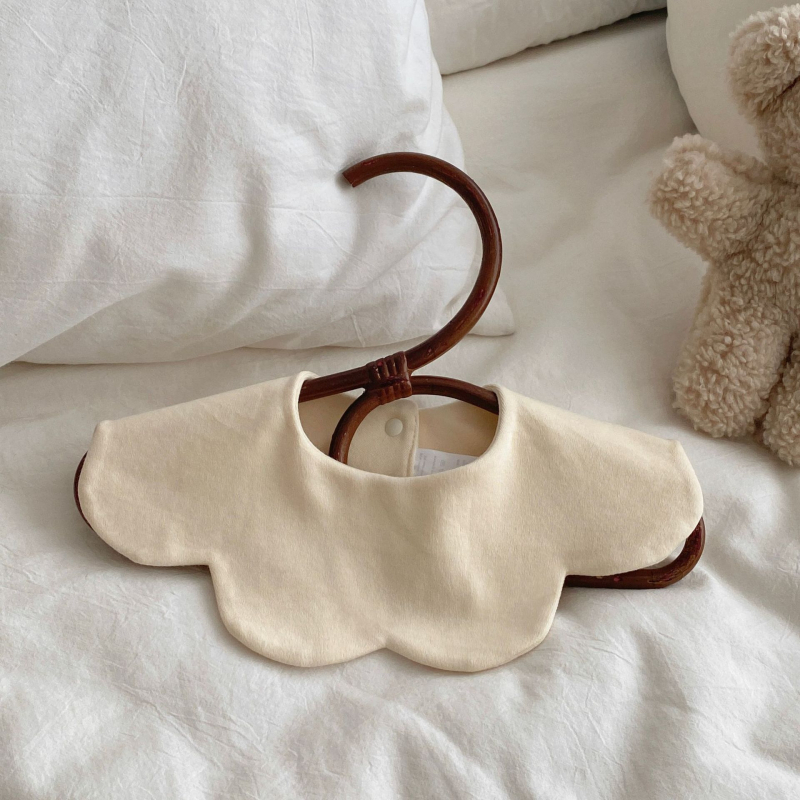 Baba bib, kétoldalas, pamutból készült, nedvszívó, újszülötteknek 0–12 hónapig, koreai stílus