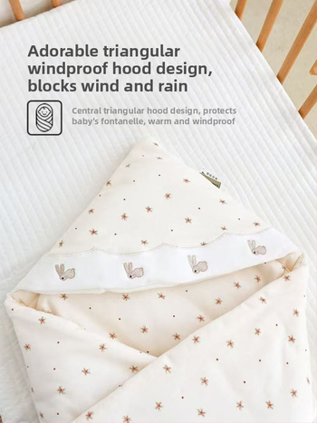 Zīdaiņu kokvilnas šūpju segu ar karikatūras apdruku, no dzimšanas, 100% kokvilna, drošības klase A