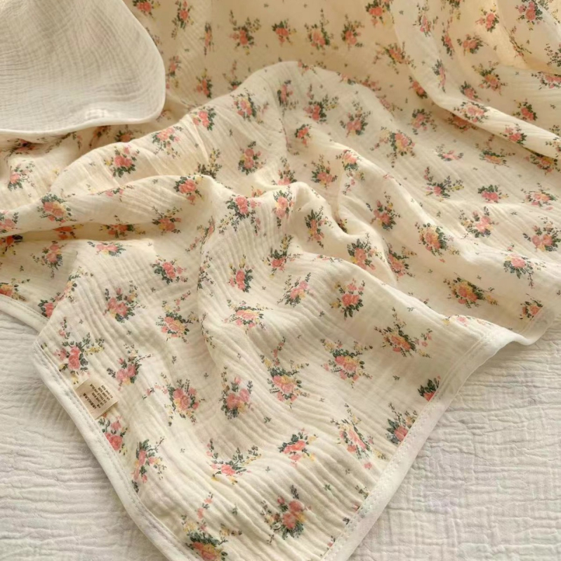 Gyerekek fürdető törölközője tiszta pamut géz anyagból, A-osztály, kétoldalas, puha a bőrnek, fluoreszcentsmentes