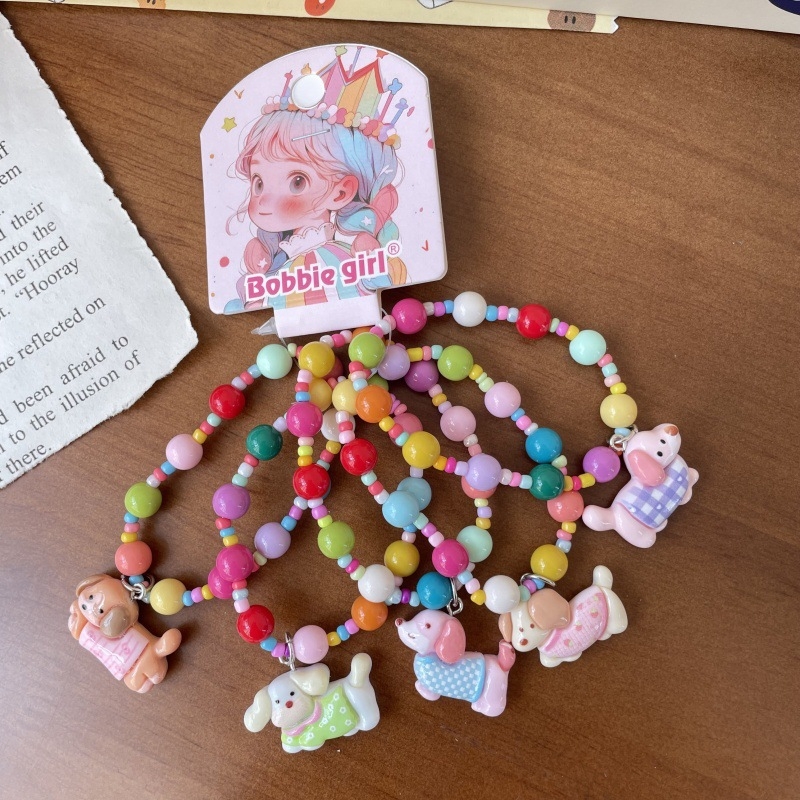 Brățară pentru copii - din plastic/ rășină, stil desen animat, seria Prințese, realizată manual, personalizabilă, pentru copii 3–10 ani.