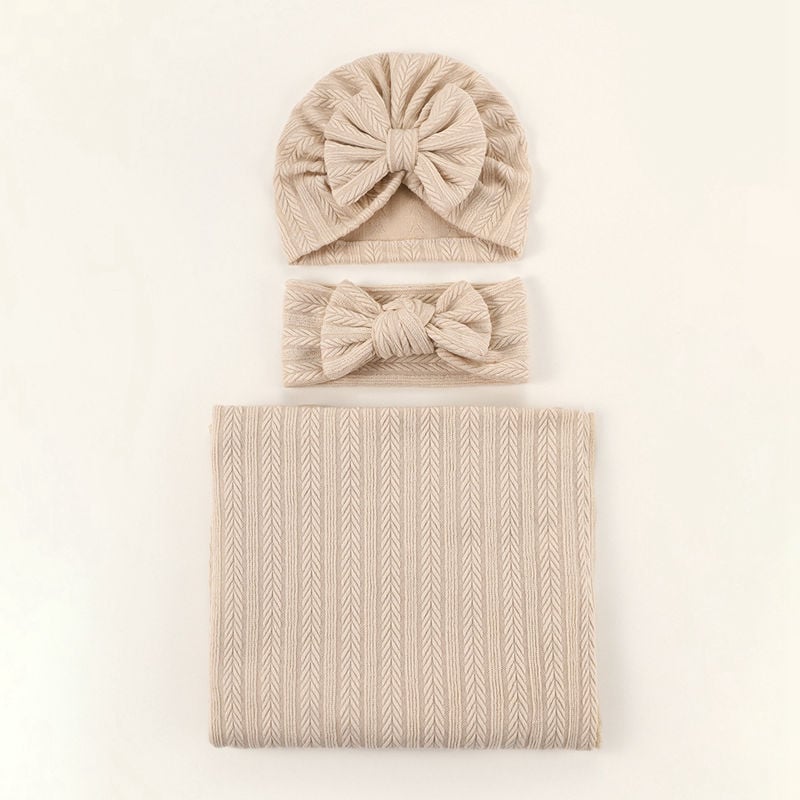 Zīdaiņu iesaiņošanas dvielis – poliesters, visu sezonu lietošanai, zīmols Bnaturalwell, piemērots zīdaiņiem un maziem bērniem 1–3 gadi