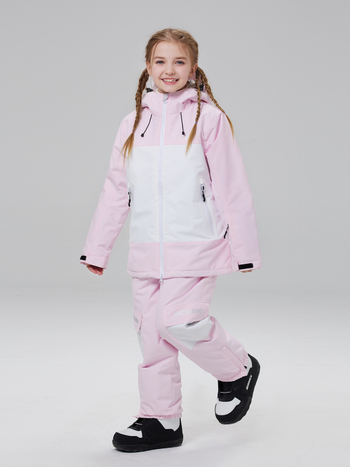 Dječji skijaški komplet, unisex, zimski vodootporan i topao, izoliran, za skijanje i snowboard