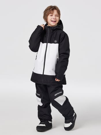 Dječji skijaški komplet, unisex, zimski vodootporan i topao, izoliran, za skijanje i snowboard