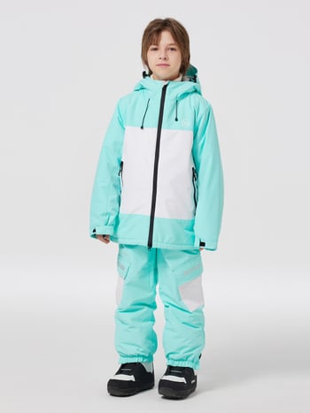 Dječji skijaški komplet, unisex, zimski vodootporan i topao, izoliran, za skijanje i snowboard
