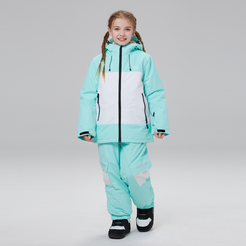 Dječji skijaški komplet, unisex, zimski vodootporan i topao, izoliran, za skijanje i snowboard