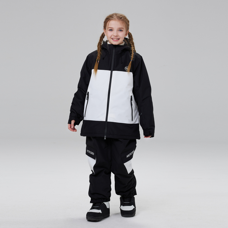 Dječji skijaški komplet, unisex, zimski vodootporan i topao, izoliran, za skijanje i snowboard