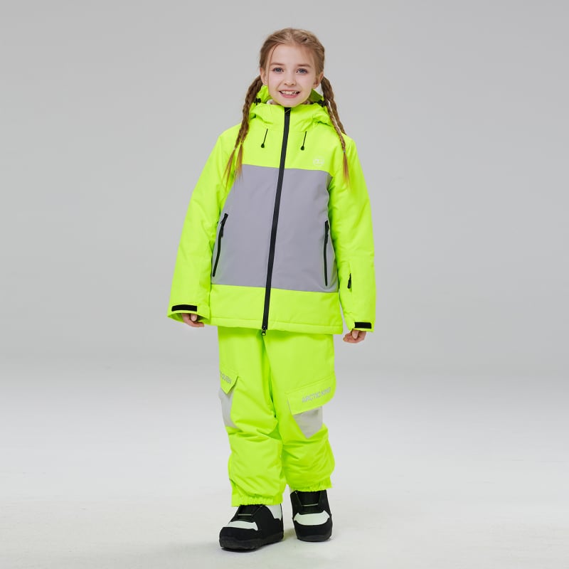 Dječji skijaški komplet, unisex, zimski vodootporan i topao, izoliran, za skijanje i snowboard
