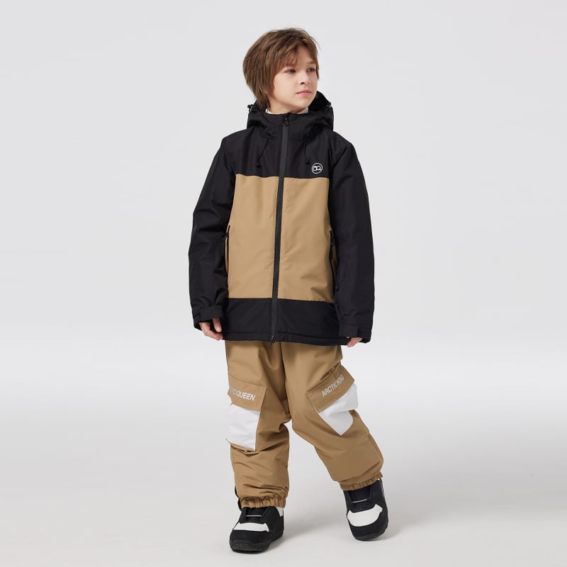 Dječji skijaški komplet, unisex, zimski vodootporan i topao, izoliran, za skijanje i snowboard